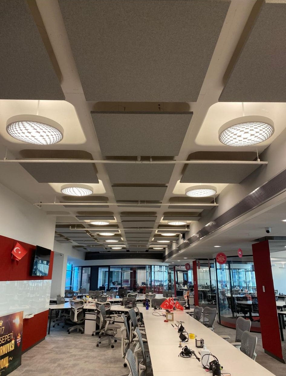 Yüzer Tavan Canopy Akustik Kumaş Panel