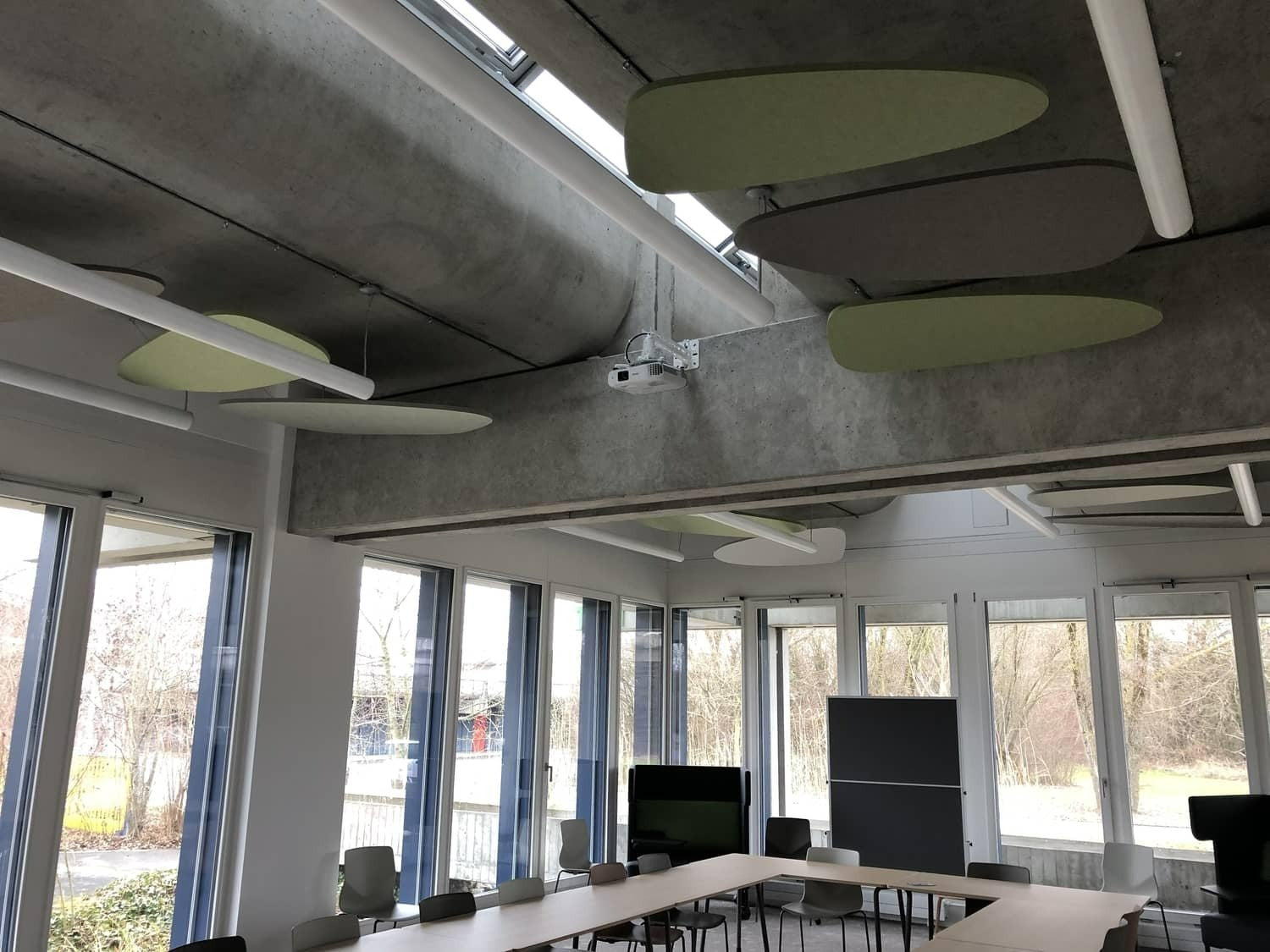 Akustik Panel Keçe Canopy Tavan Paneli