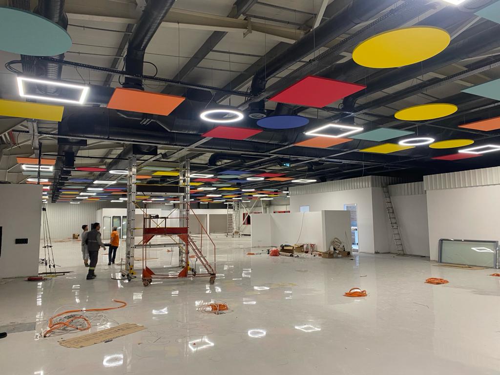 Yüzer Tavan Canopy Akustik Kumaş Panel