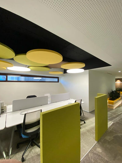 Yüzer Tavan Canopy Akustik Kumaş Panel
