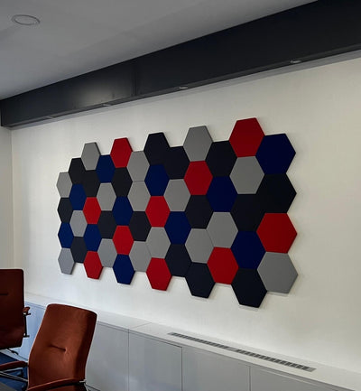 Geometrik Akustik Kumaş Panel