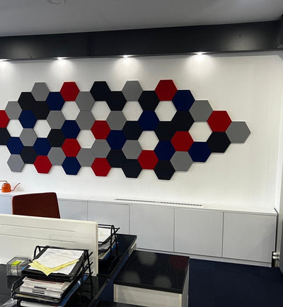 Geometrik Akustik Kumaş Panel